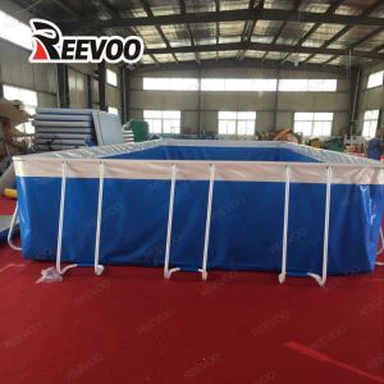 حوض السمك لمزرعة الأسماك