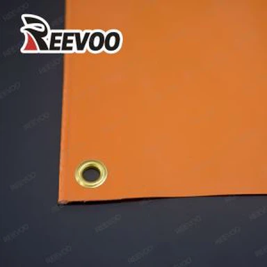 غطاء من القماش المشمع PVC الأبيض